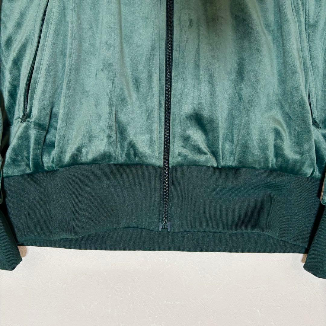 【希少ベロア】アディダス ファイヤーバード トラックジャケット グリーン M