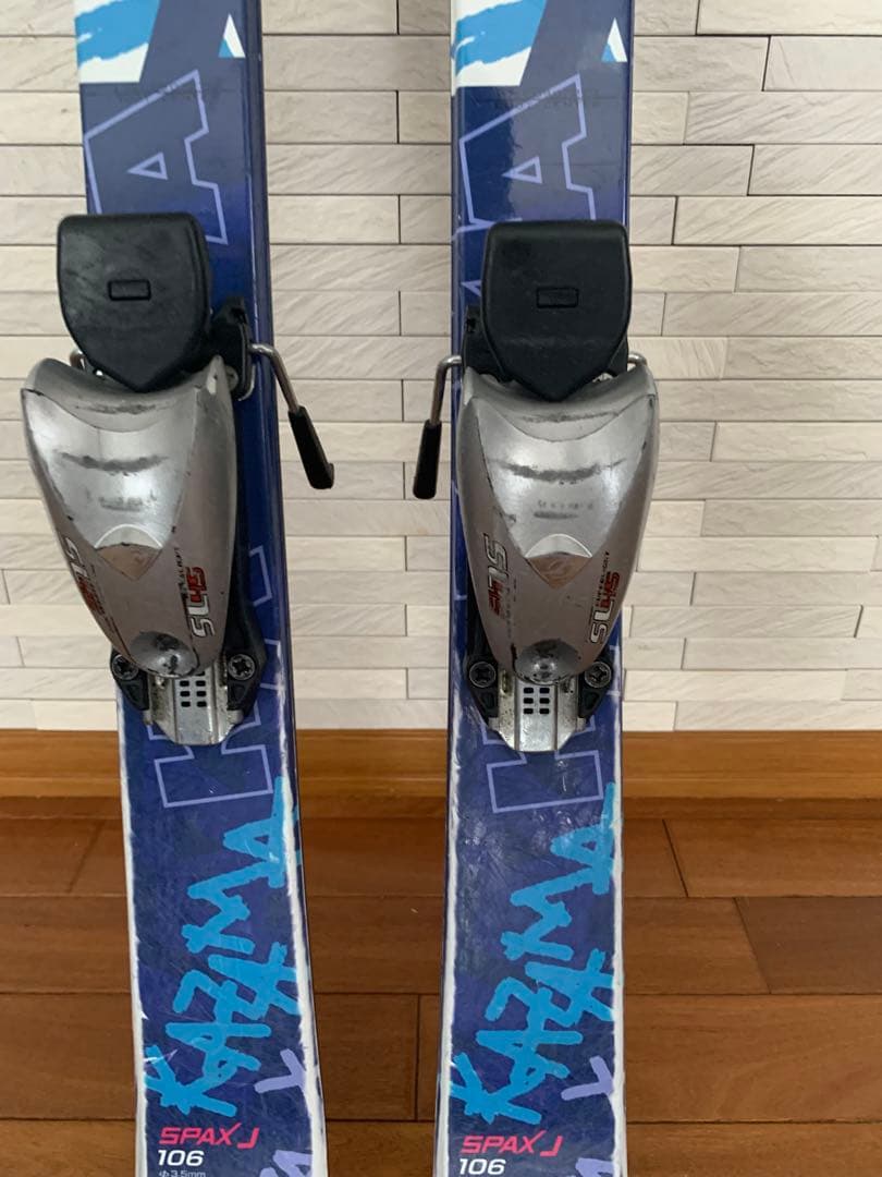 カザマ スキー　板 106cm キッズ　スキー　初心者向け