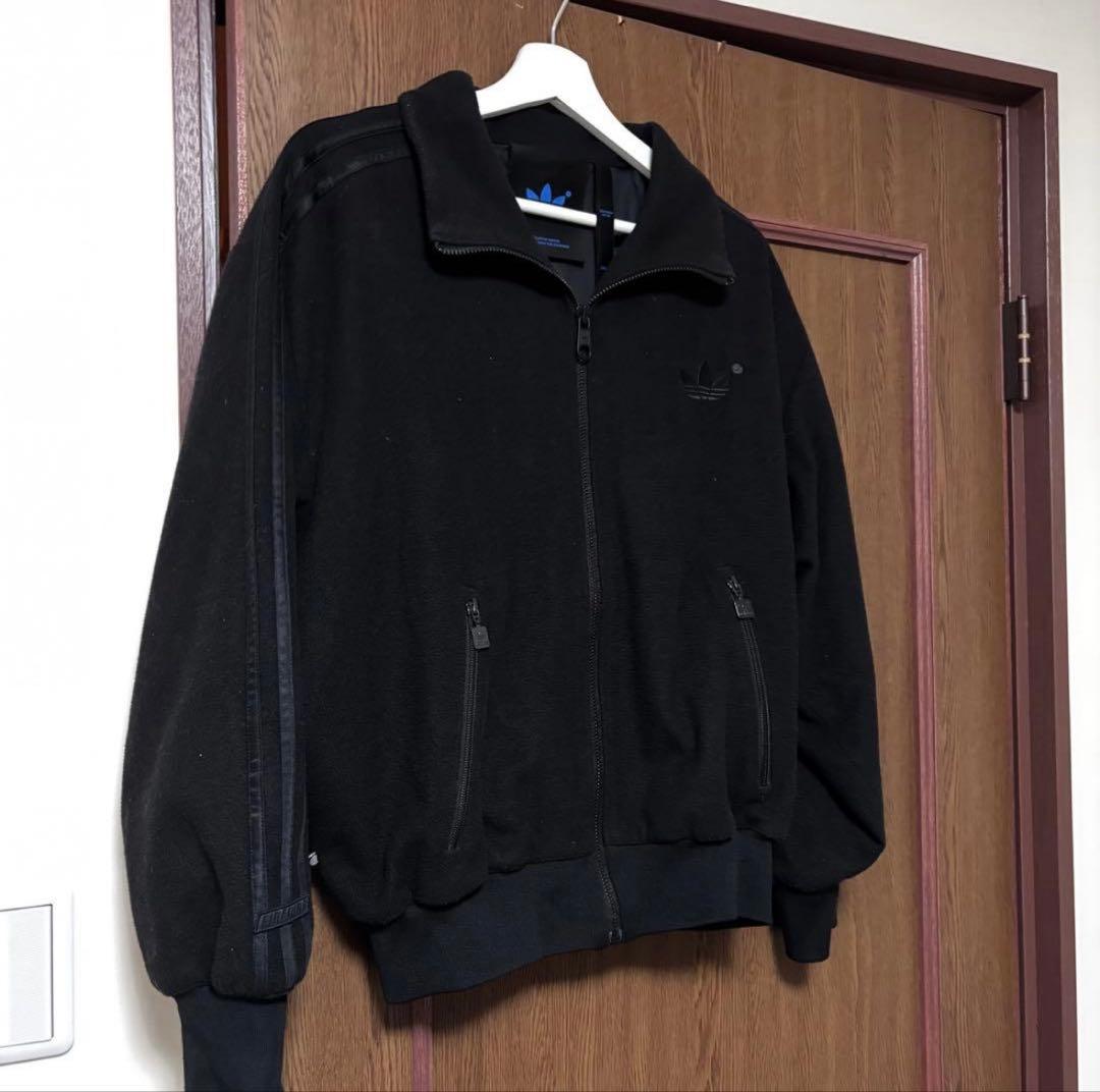 アディダス ブルーバージョン ファイヤーバードトラックトップジャケット XS 黒