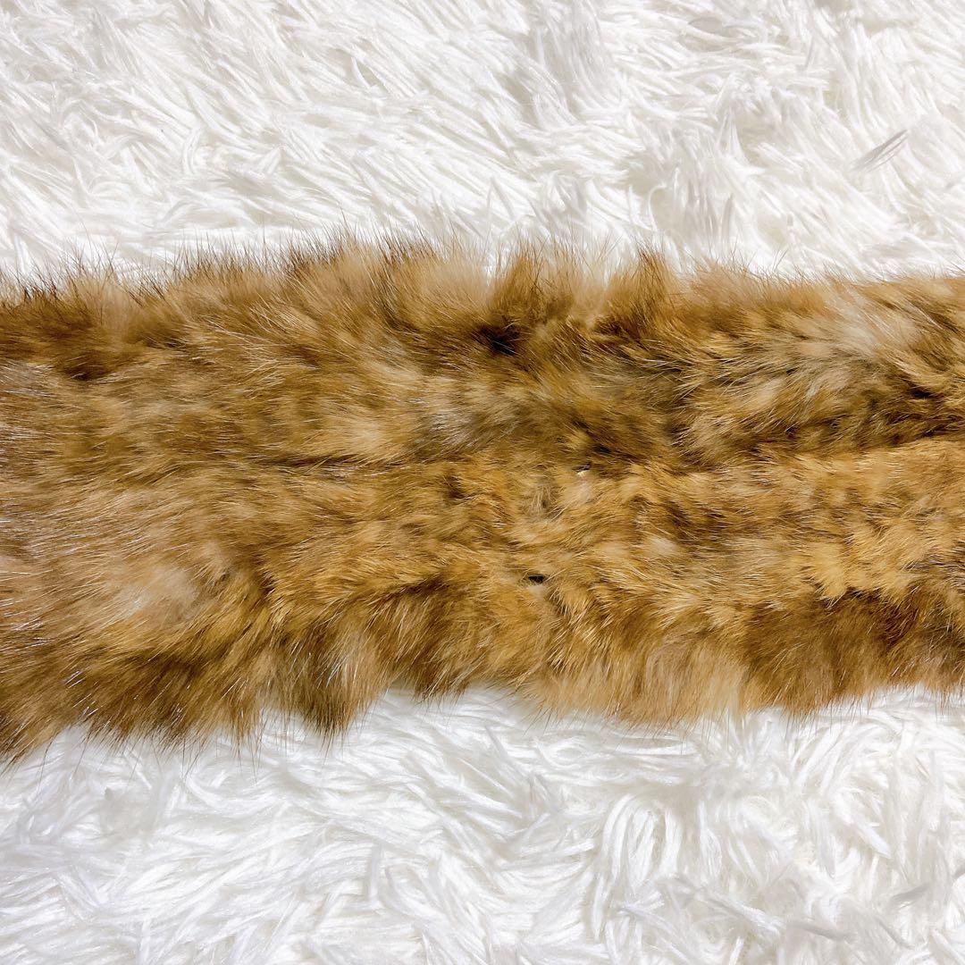 極美品⭐️毛皮ファー　リアルファー　マフラー　ロシアンセーブル　タグ付き