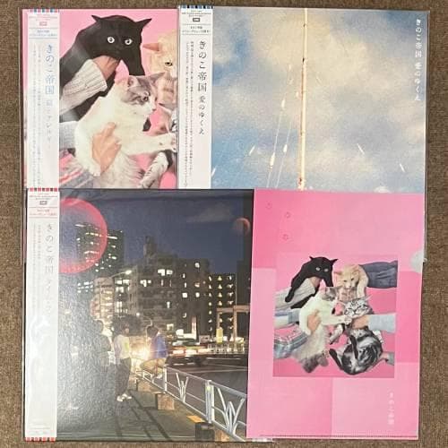 新品 LP　3タイトル・セット　きのこ帝国　クリアファイル特典付き