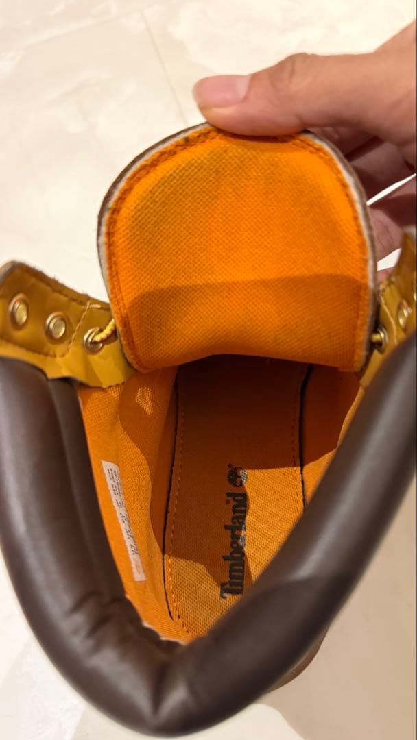 美品 Timberland 6インチ 27cm イエローブーツ