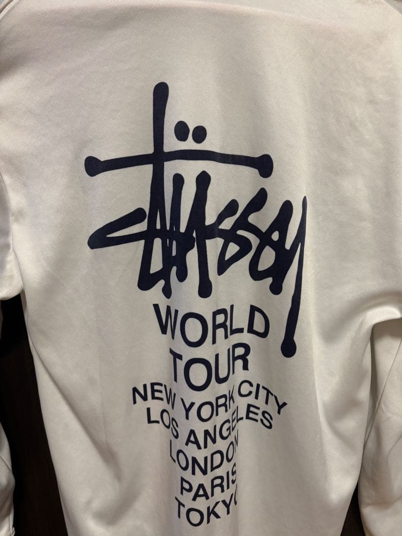 Stüssy 長袖ポロシャツ ホワイト