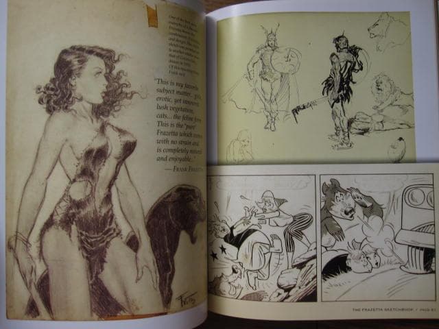 Frazetta Sketchbook vol I　Frank Frazetta