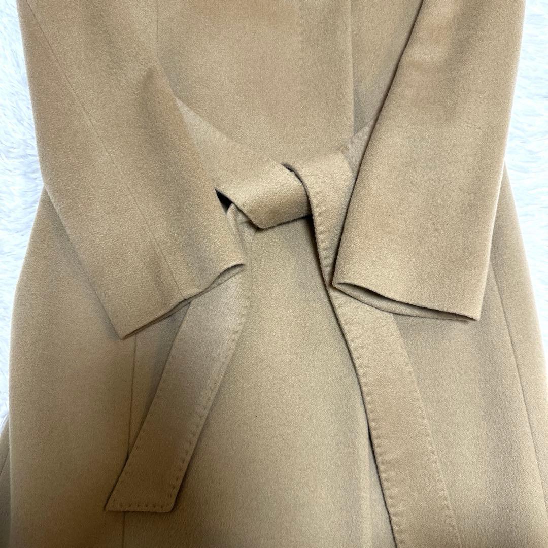 ANAYI アナイ　カシミヤ100% スタンドカラーコート　キャメル　サイズ36
