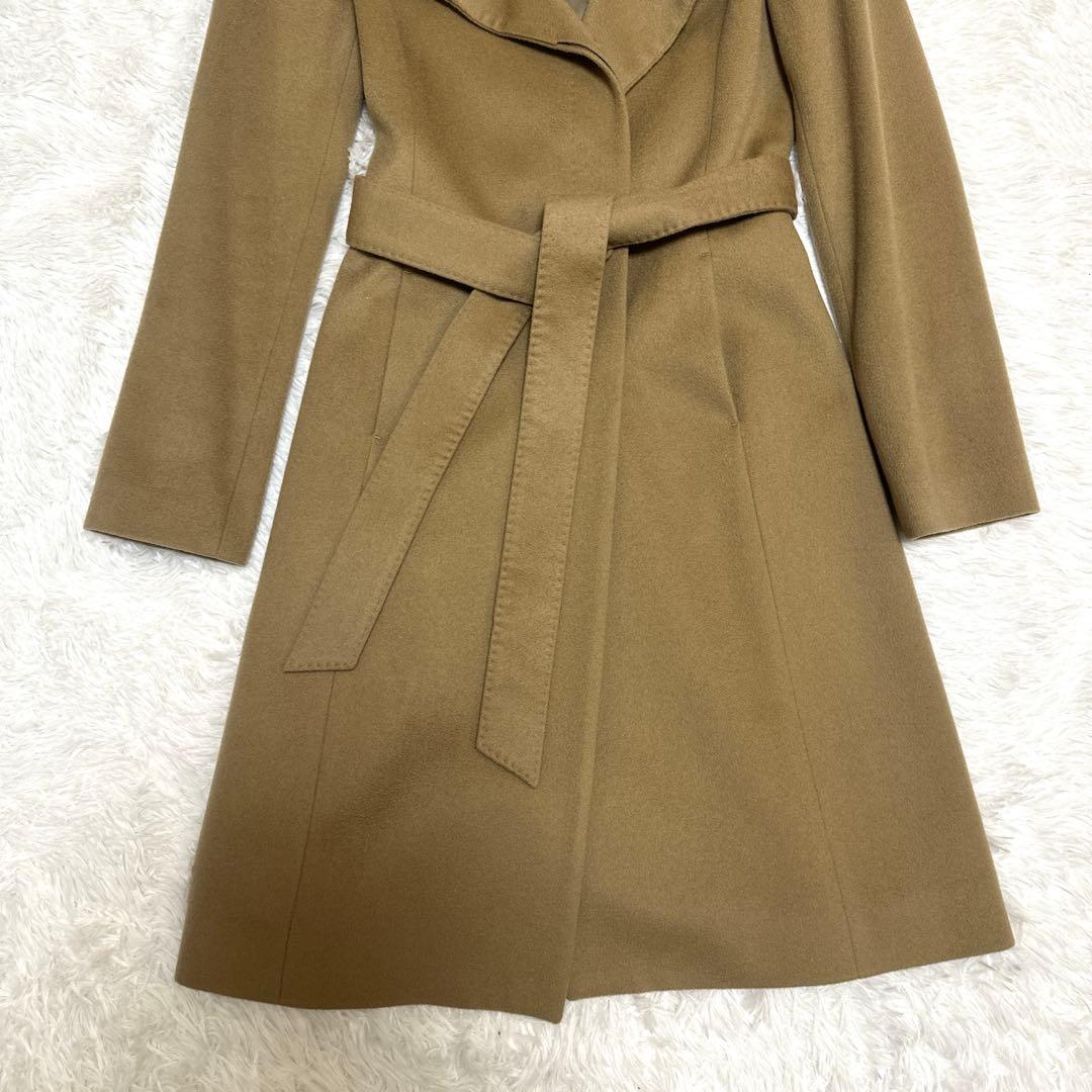 ANAYI アナイ　カシミヤ100% スタンドカラーコート　キャメル　サイズ36