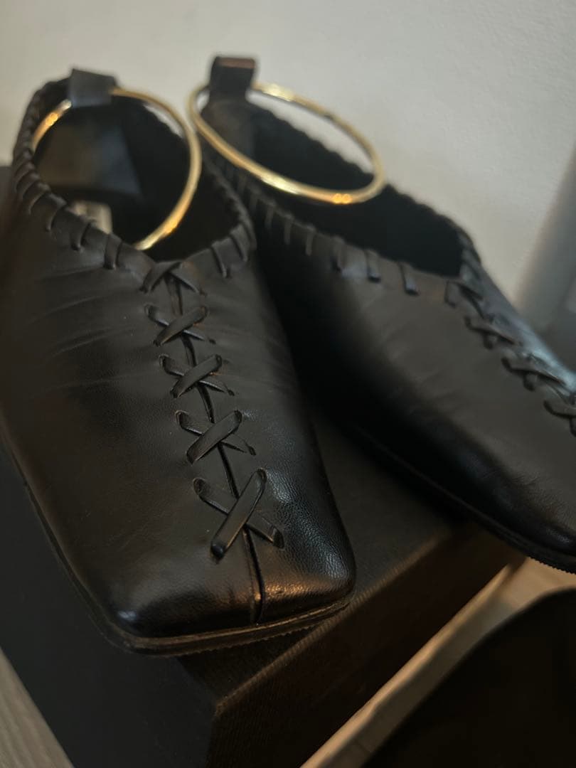 【正規品】JIL SANDER Ring バレリーナフラットシューズ35.5