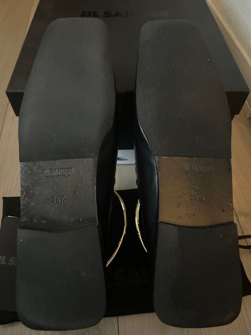 【正規品】JIL SANDER Ring バレリーナフラットシューズ35.5