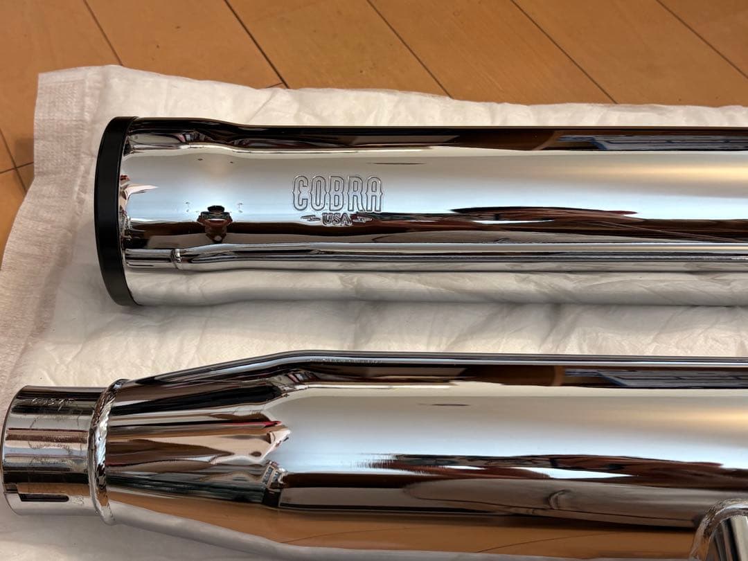 COBRA Race Pro Tips 3インチ スリップオン マフラー【消音】