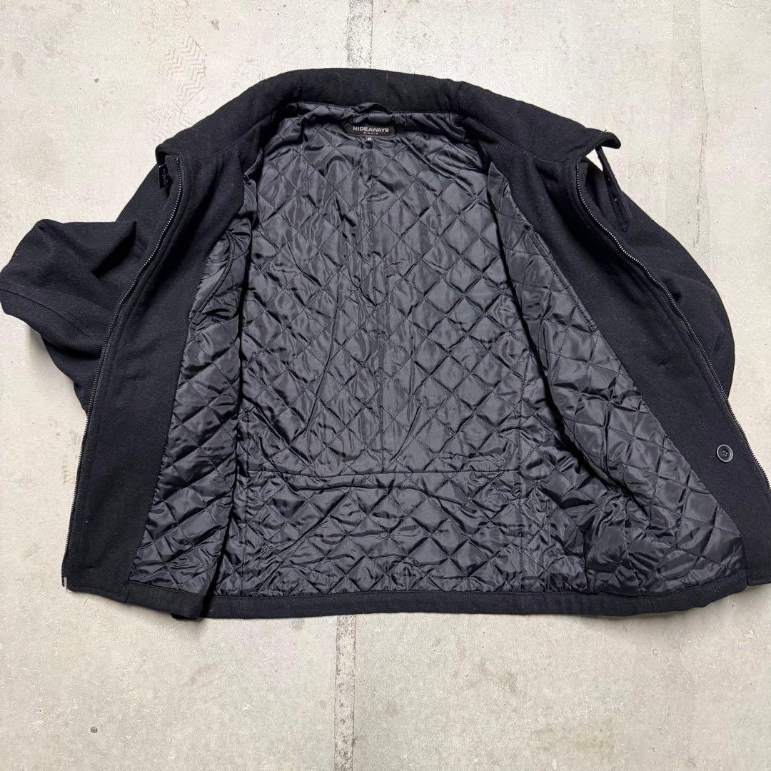 00s archive Pcoat wool ファー Y2K jacket