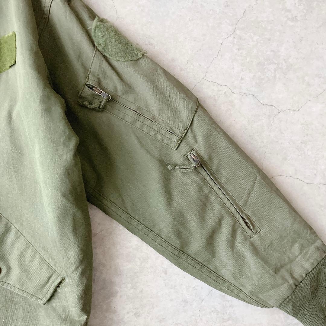 カナダ軍 オリーブ MA-1 フライトジャケット ロイヤルエアフォース