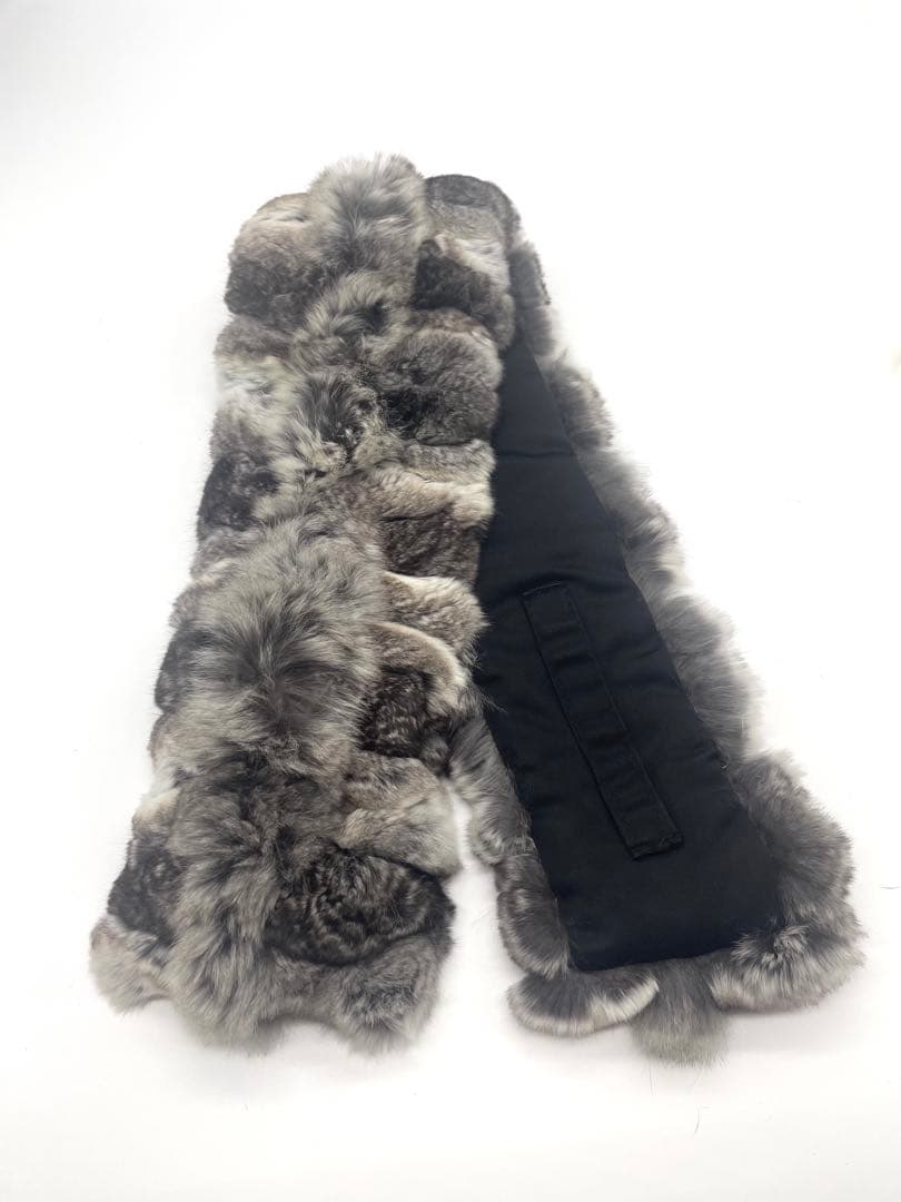 最高級 チンチラ マフラー ボリュームデザイン