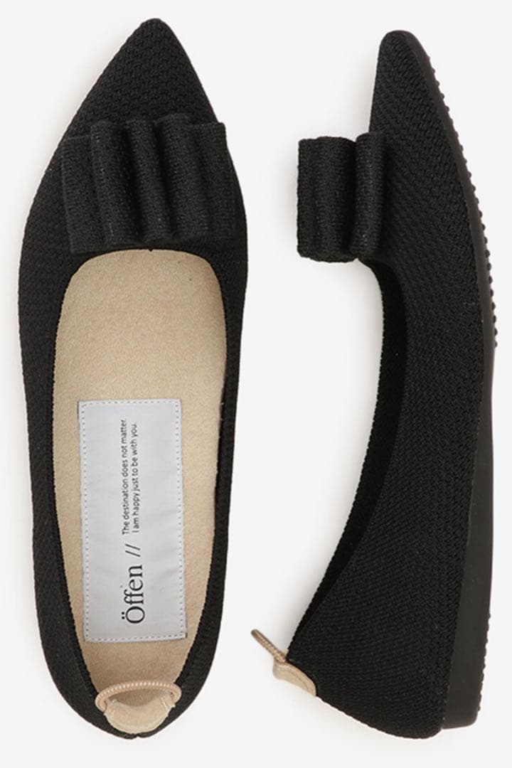 Öffen（オッフェン） pointed-CURLS パンプス37