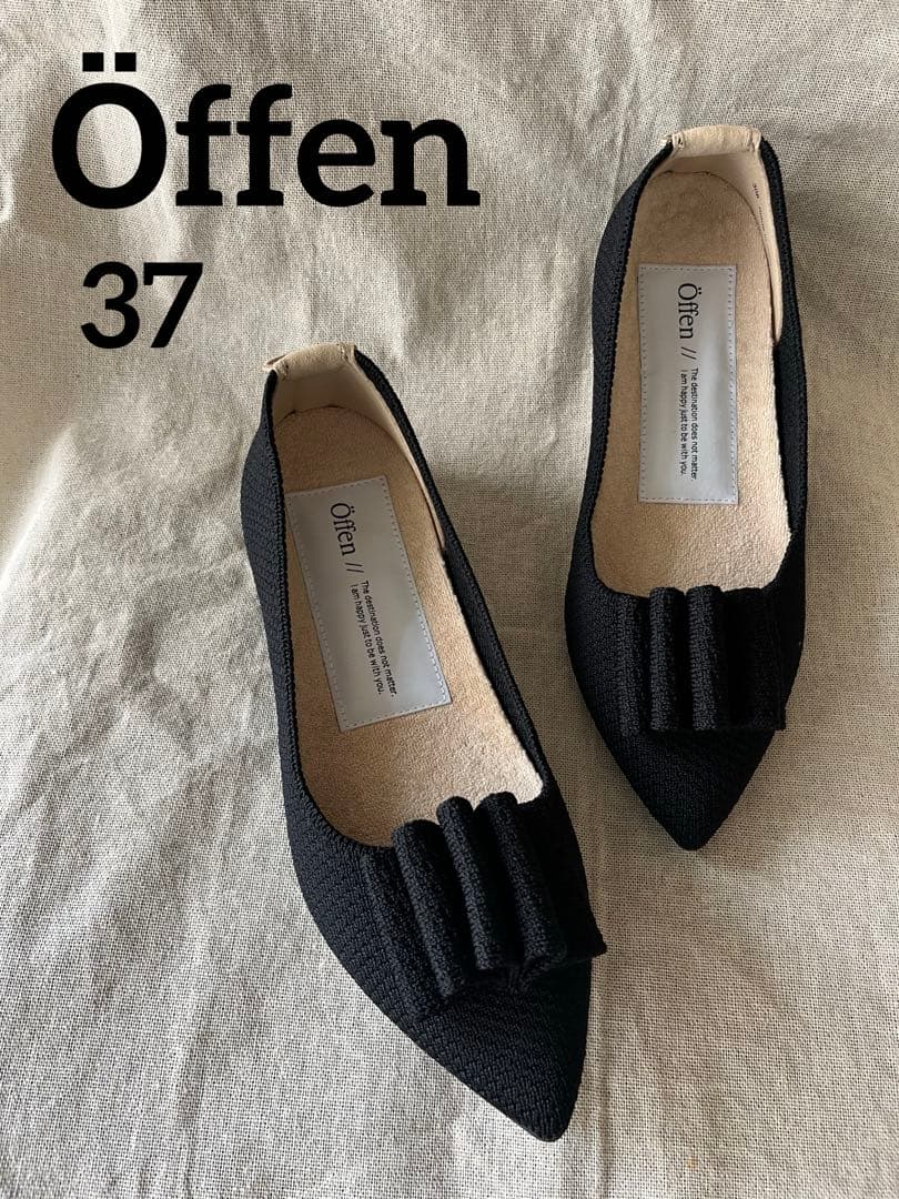 Öffen（オッフェン） pointed-CURLS パンプス37