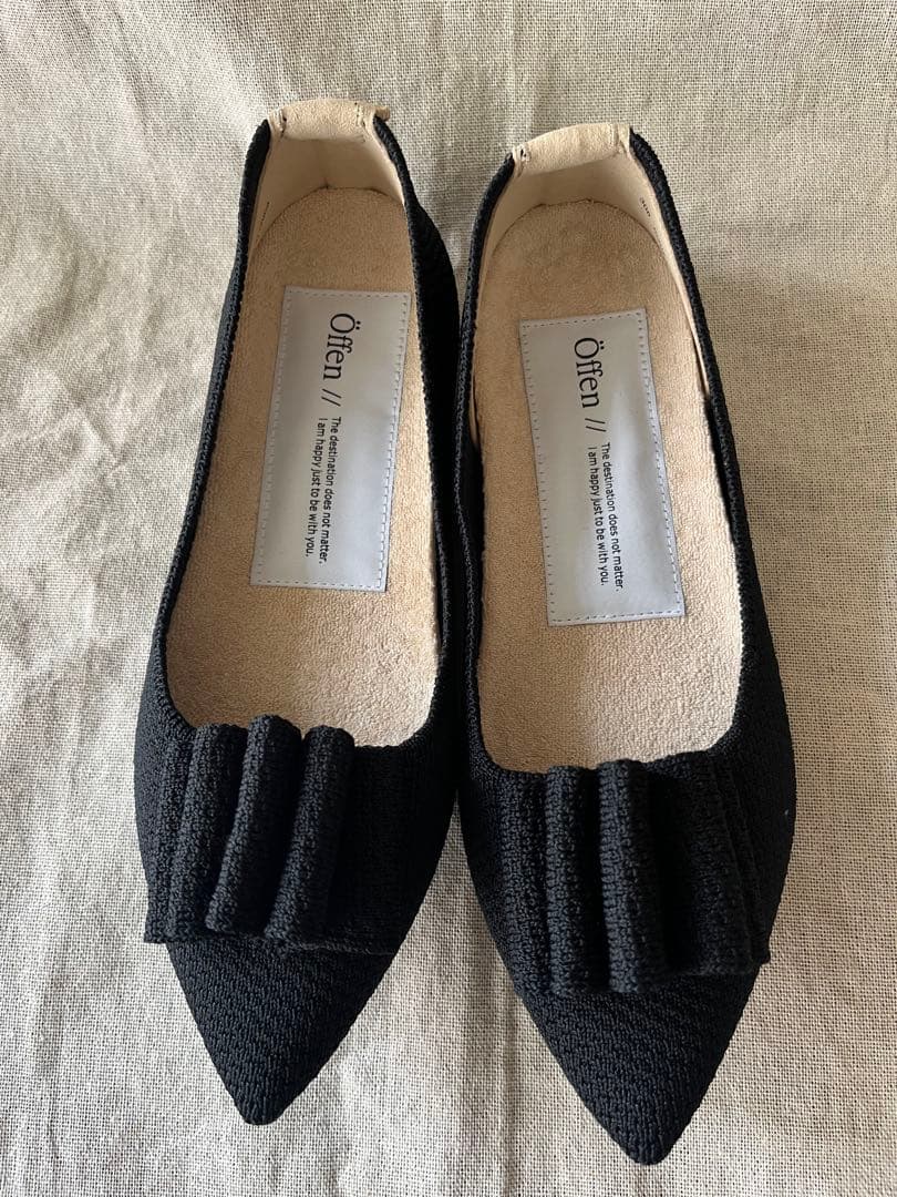 Öffen（オッフェン） pointed-CURLS パンプス37