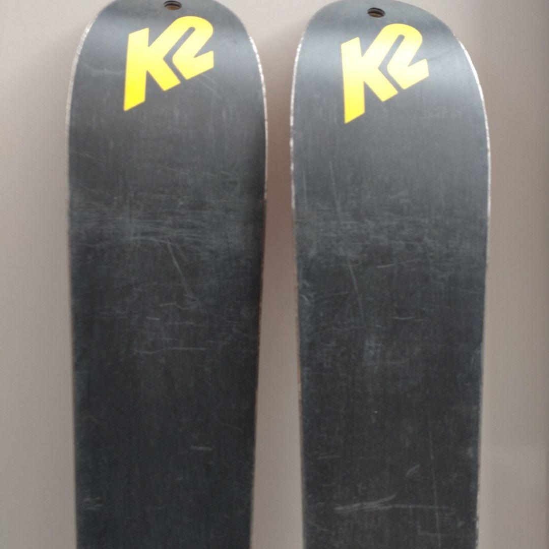 テレマークK2 スキー板162cm シール　流れ止付