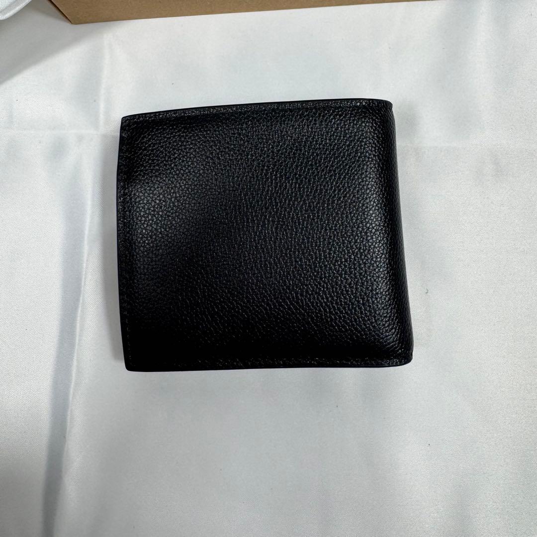 ❤️COACH ブラック 二つ折り財布　黒　レディース　メンズ