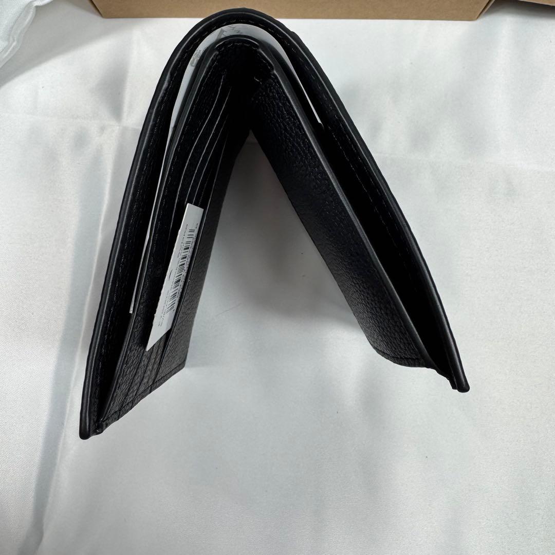 ❤️COACH ブラック 二つ折り財布　黒　レディース　メンズ