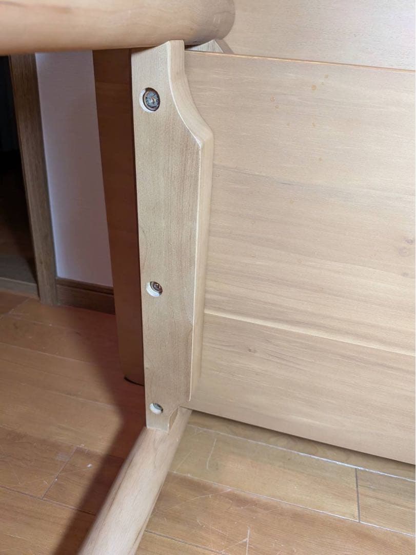 ■送料込■無印良品 木製ミドルテーブル オーク材 ローテーブル センター机