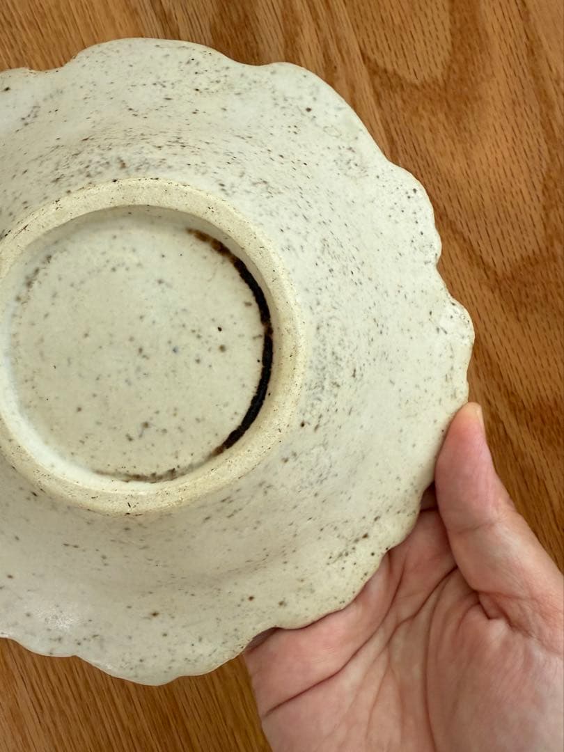 M*i様 本田あつみ　益子焼　ワイルドフラワーシリーズ　ボウル