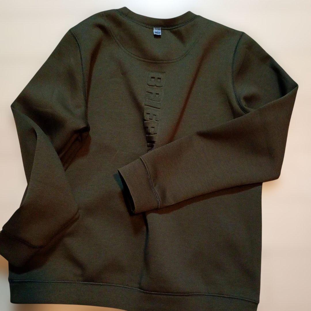 未使用！BRIEFING 3Dロゴ セーター オリーブサイズLレディース