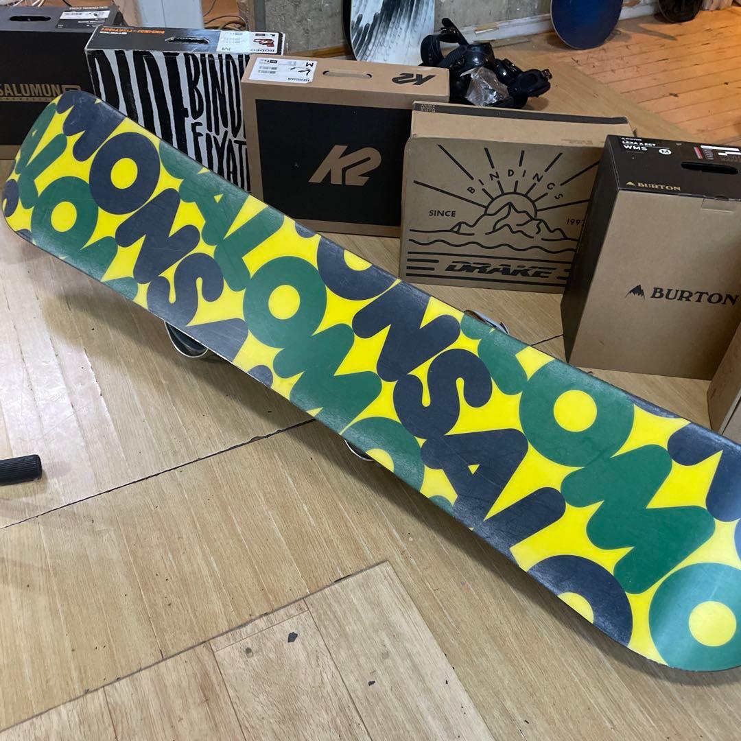 SALOMON×RIDE　サロモン　スノーボードセット　ライドバインディング付き