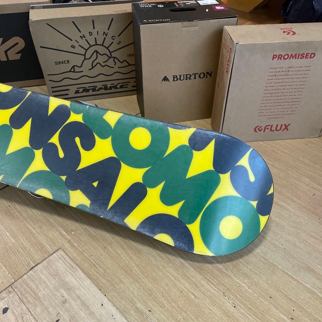 SALOMON×RIDE　サロモン　スノーボードセット　ライドバインディング付き