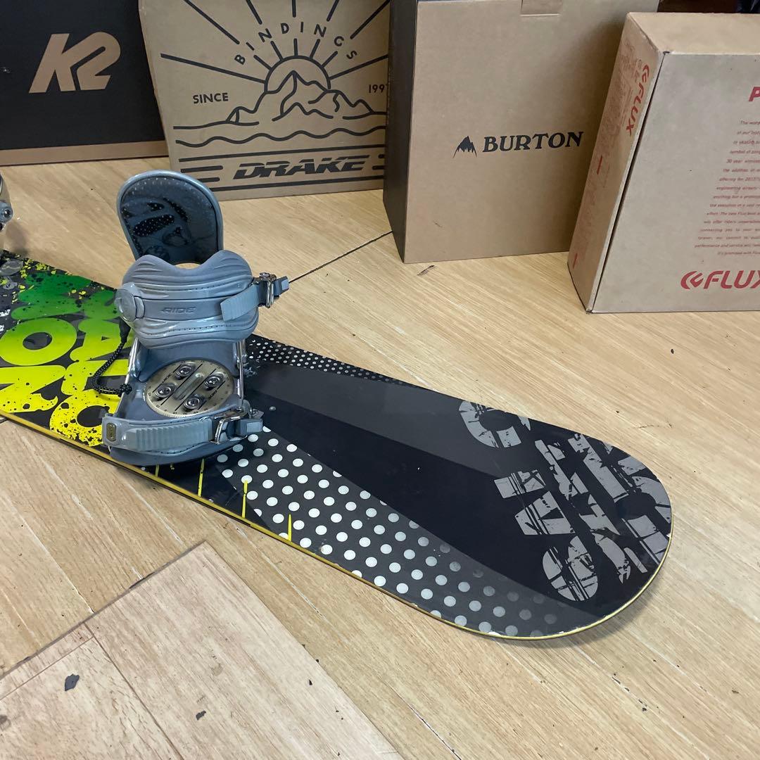 SALOMON×RIDE　サロモン　スノーボードセット　ライドバインディング付き