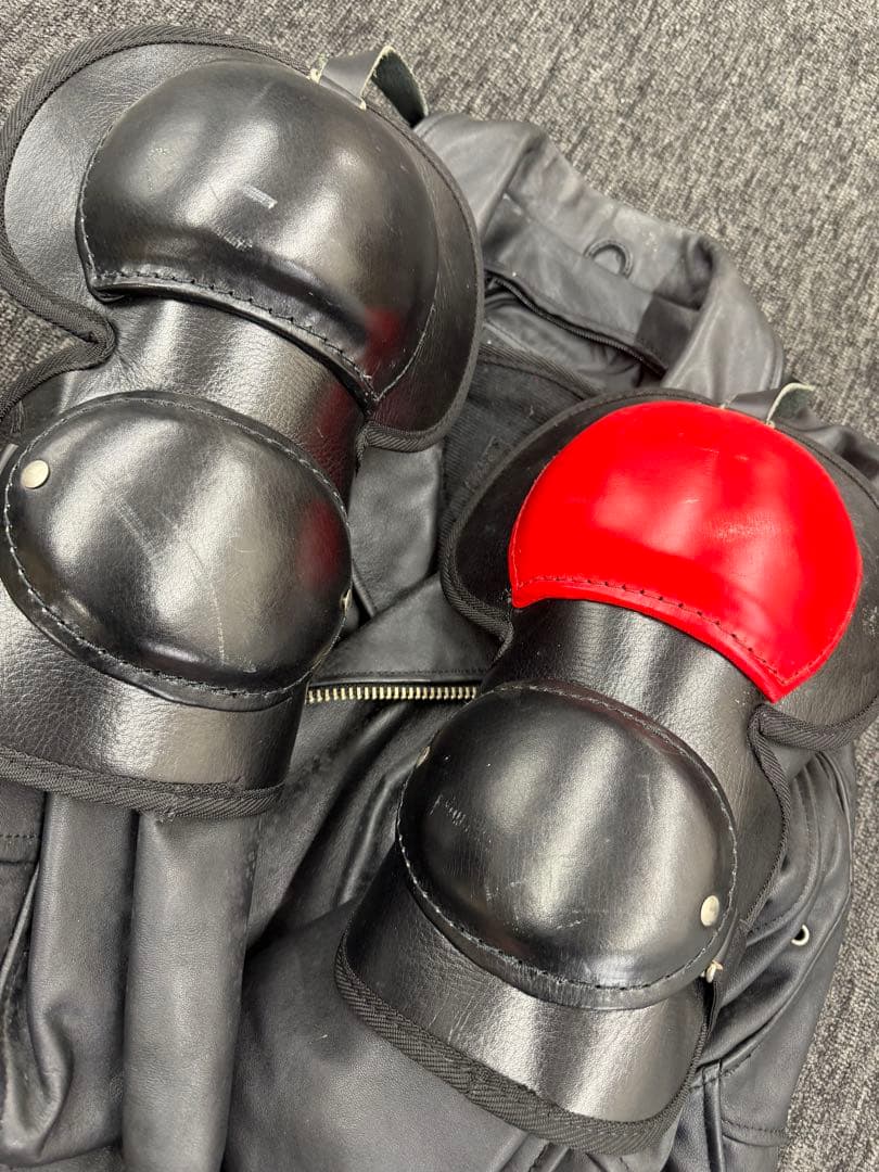 南海部品 NANKAI　レザー 牛革 ジャケット　パンツ　サイズXLB ブラック