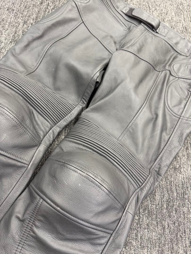 南海部品 NANKAI　レザー 牛革 ジャケット　パンツ　サイズXLB ブラック