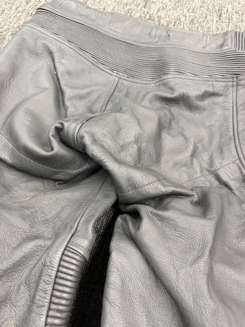 南海部品 NANKAI　レザー 牛革 ジャケット　パンツ　サイズXLB ブラック