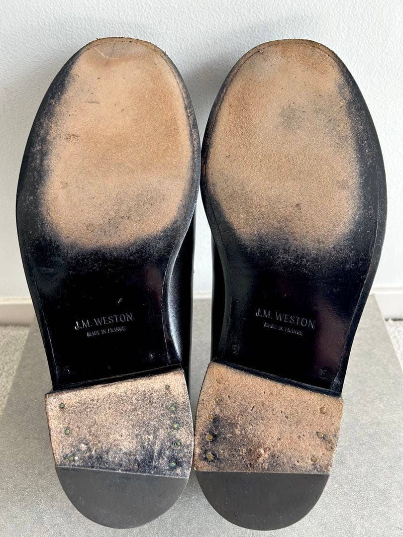 【美品】J.M.WESTON ローファー 180 ボックスカーフ 5E ブラック