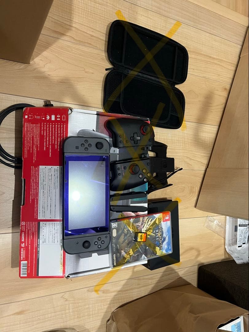 ニンテンドースイッチ本体　モンスターハンターライズ　セット