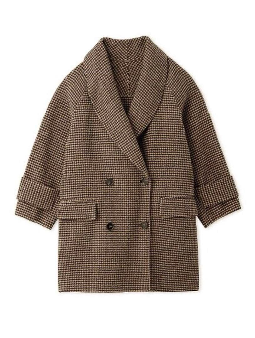 Mila Owenハーフ丈Ａラインコート silent 川口春奈（青羽紬）衣装