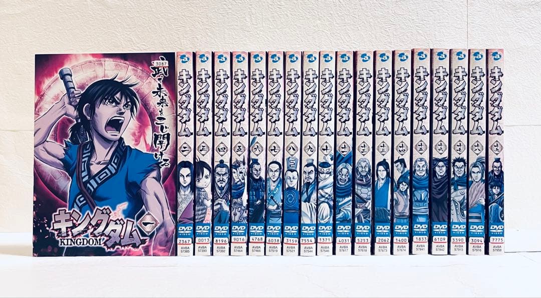 キングダム(全19巻)・飛翔篇(全19巻)・合従軍編(10巻セット) DVD