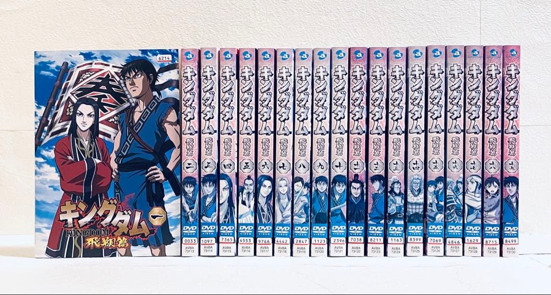 キングダム(全19巻)・飛翔篇(全19巻)・合従軍編(10巻セット) DVD