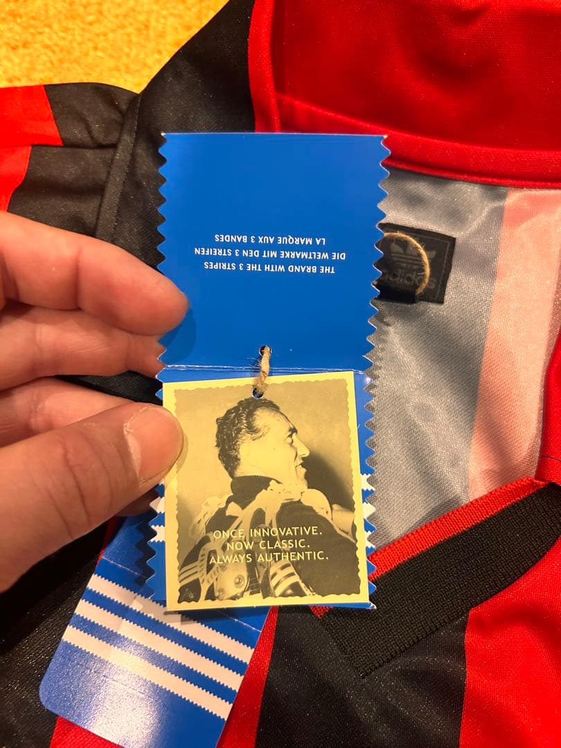 アディダス製ACミラン1992-93ホームユニフォーム デッドストック バレージ