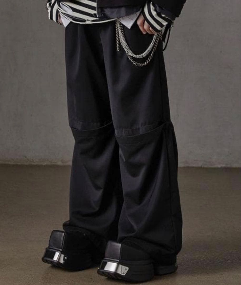 GRANCY チュール　レイヤードデザイン　スラックス M