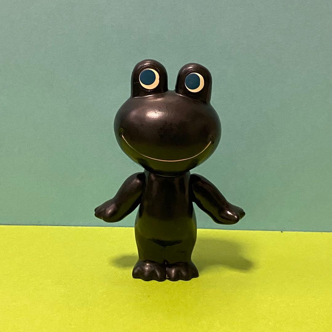 は*ら様 興和製薬　ケロちゃん　黒　激レア ソフビ フィギュア　マスコット　昭和