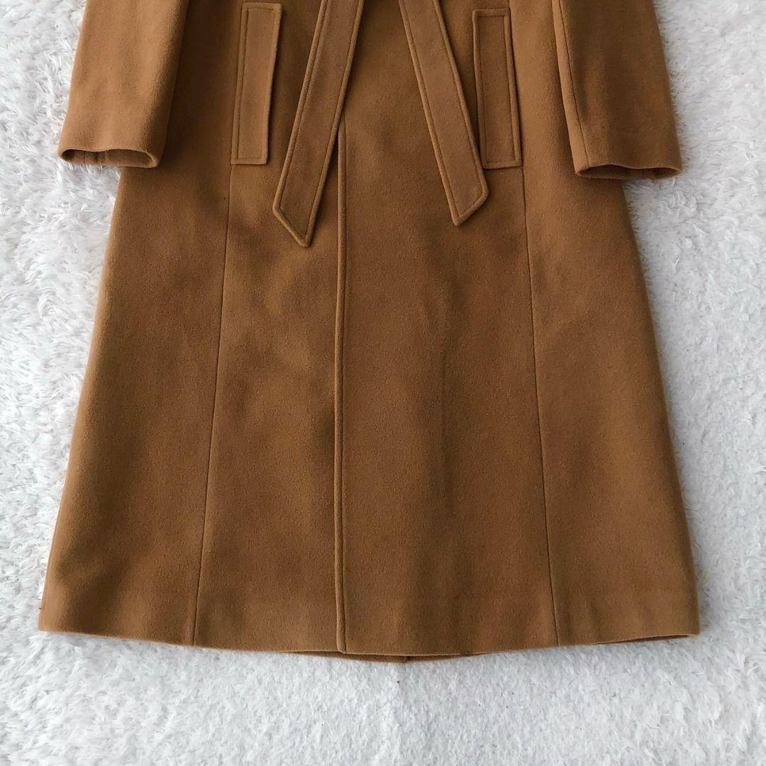 ローレンラルフローレン ガウンコート ロング ベルト キャメル カシミヤ M