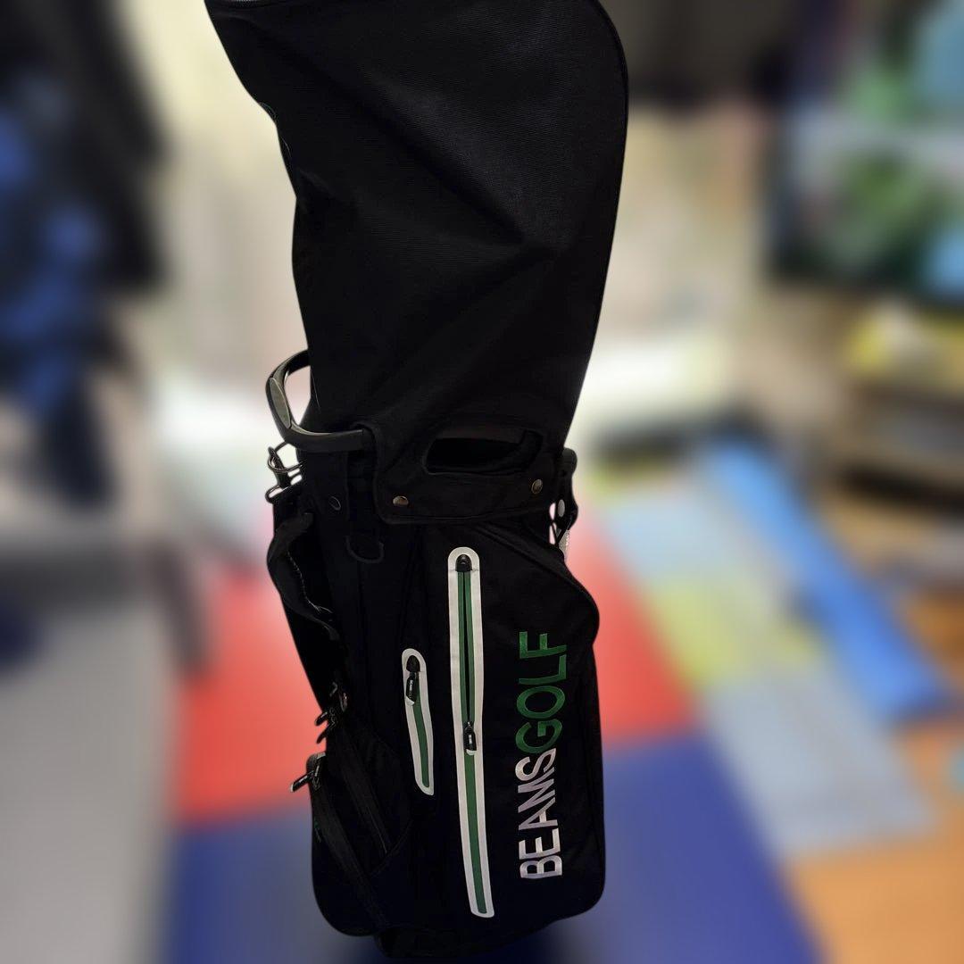 BEANS GOLF キャディバッグ ブラック