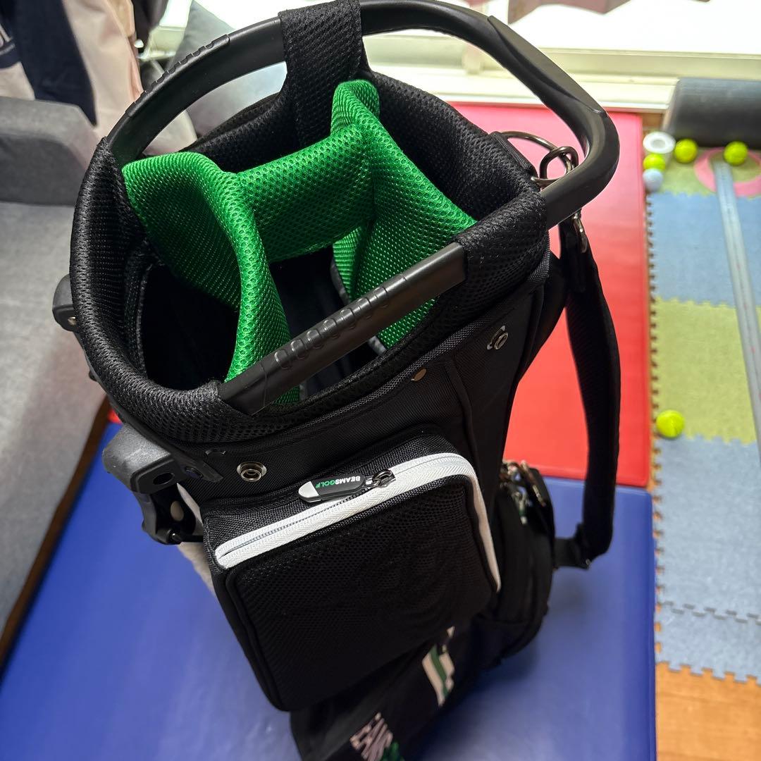 BEANS GOLF キャディバッグ ブラック