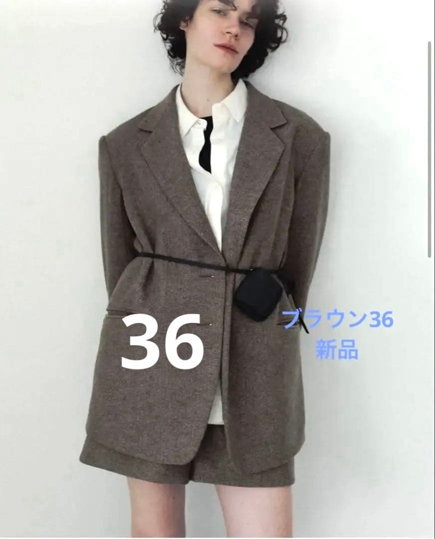 ジャケット・アウター anuke Herringbone Wool Jacket