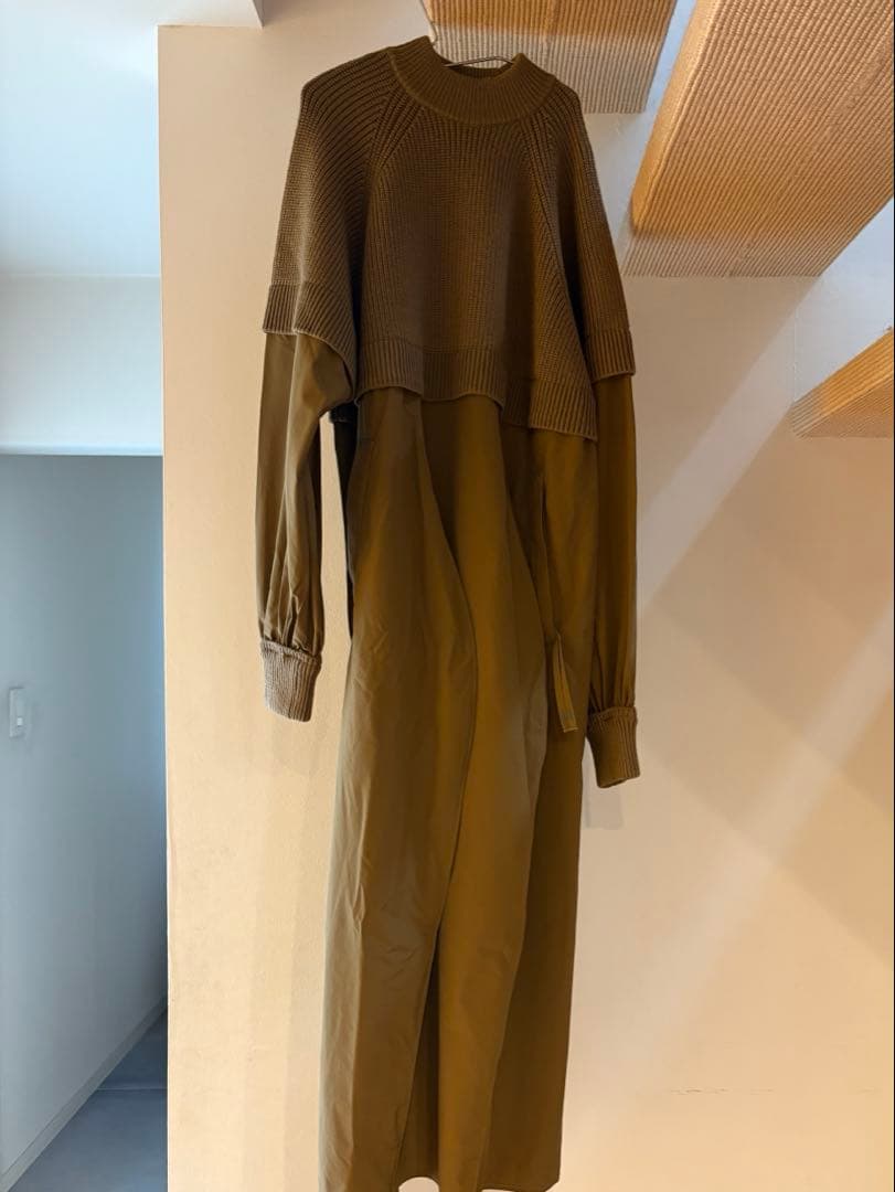 ナゴンスタンス　24FW キャメル　ワンピース