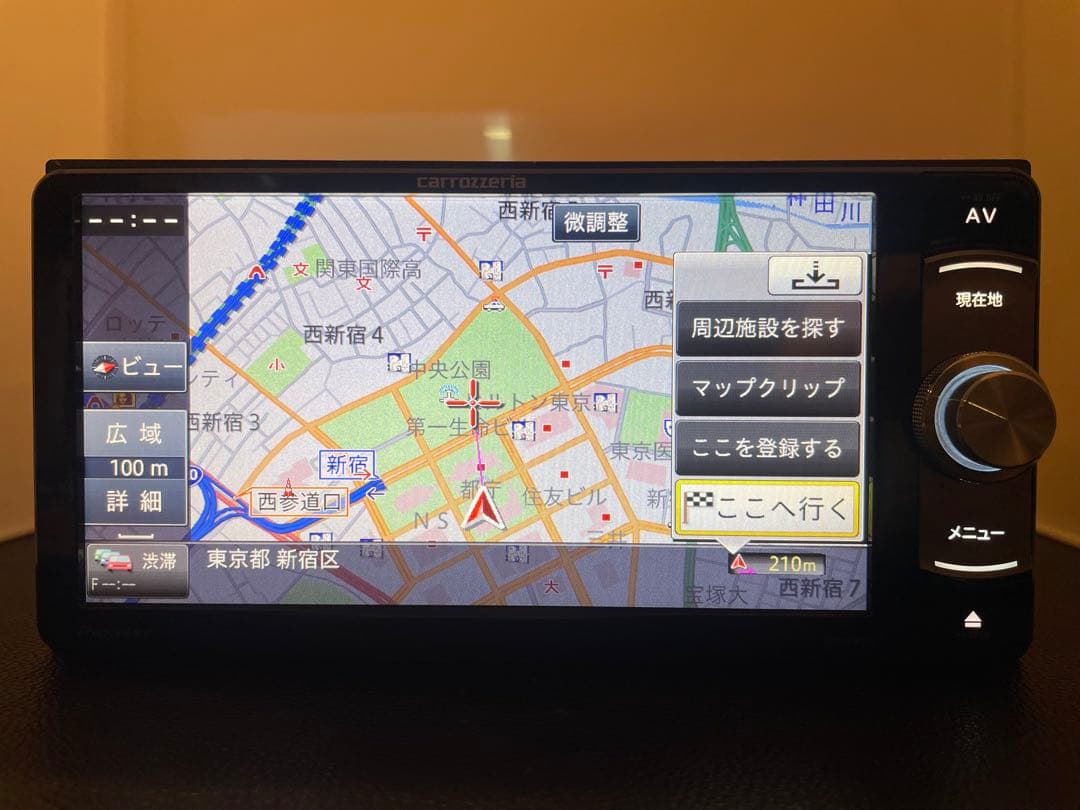 楽ナビAVIC-RW801-D 2025年地図最新2.0.0.版最新オービス