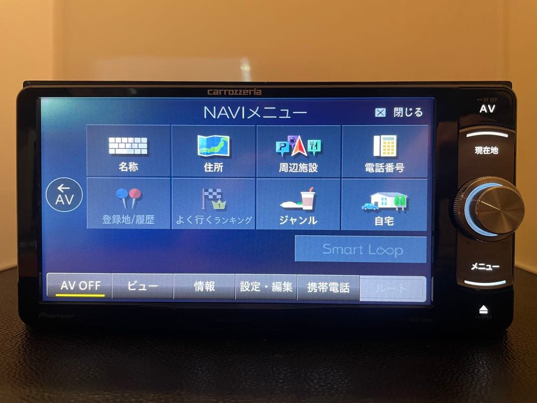 楽ナビAVIC-RW801-D 2025年地図最新2.0.0.版最新オービス