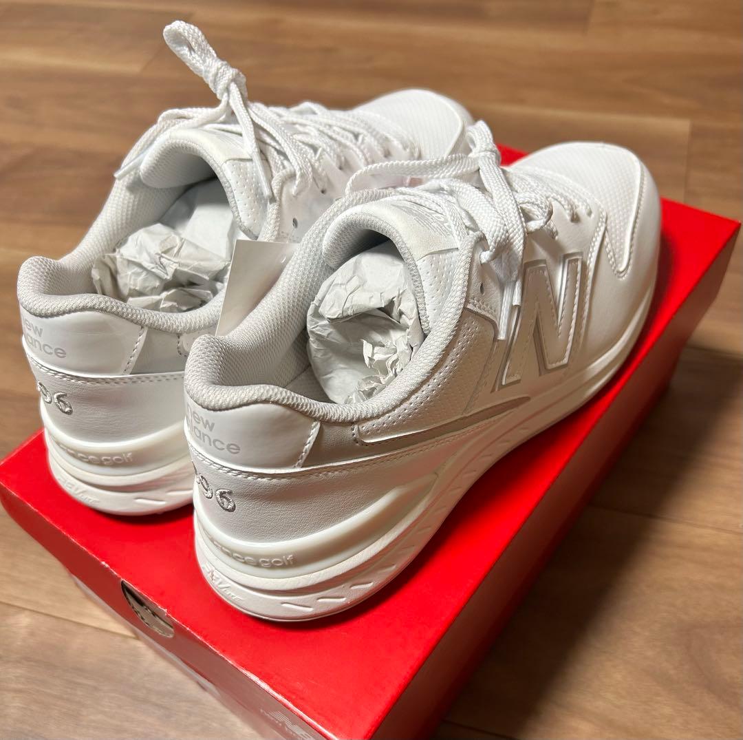 限定値下げ【25.5cm】新品ゴルフシューズ　ニューバランス 996 ホワイト