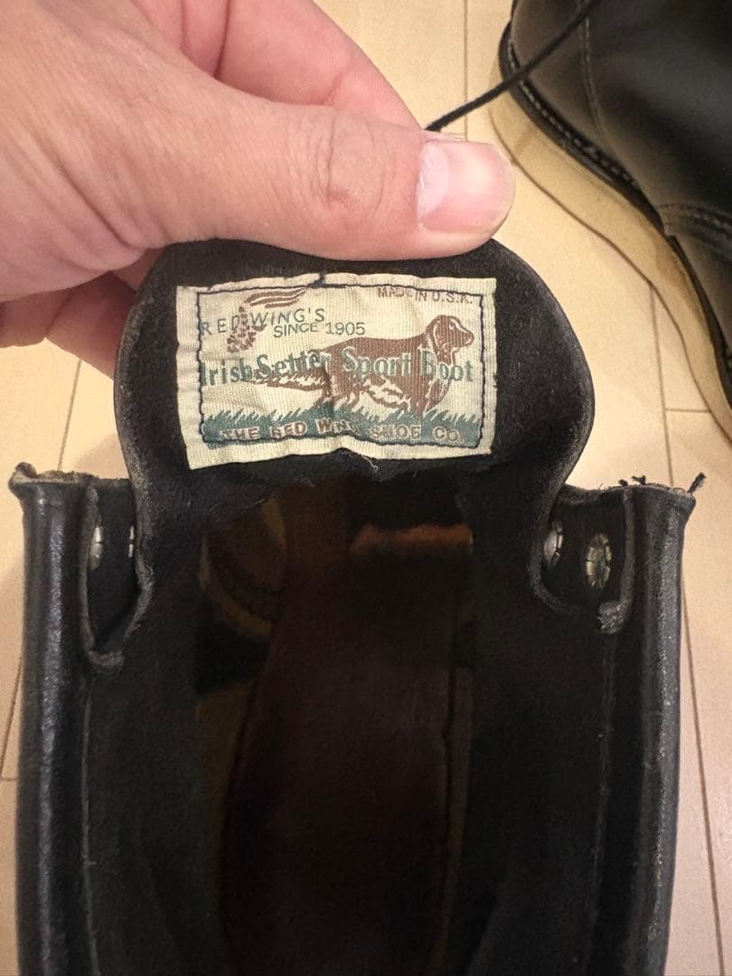 REDWING 8179 四角犬タグ 90's アイリッシュセッター　手入れ済