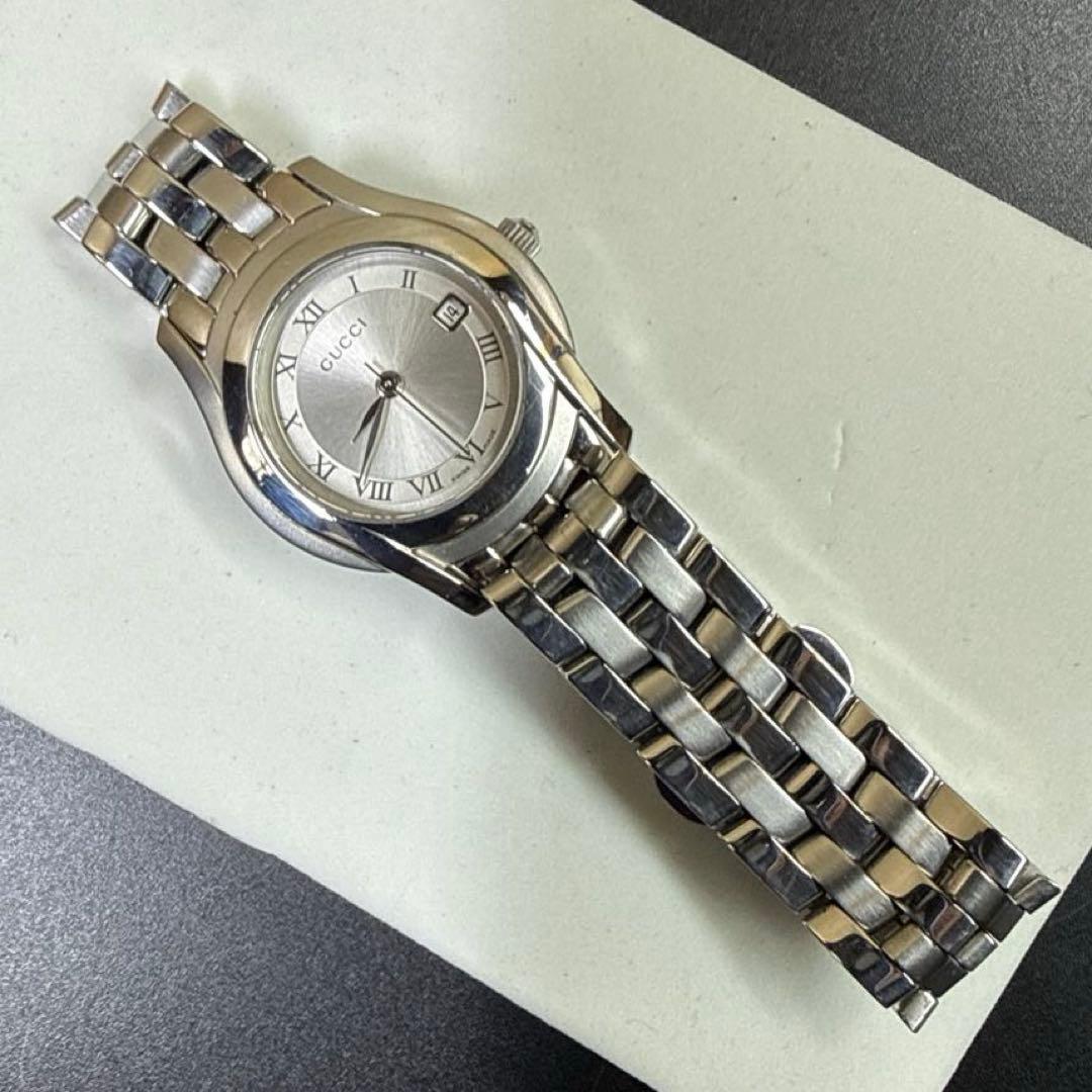 腕時計 GUCCI グッチ 5500L 3針クォーツ デイト レディース