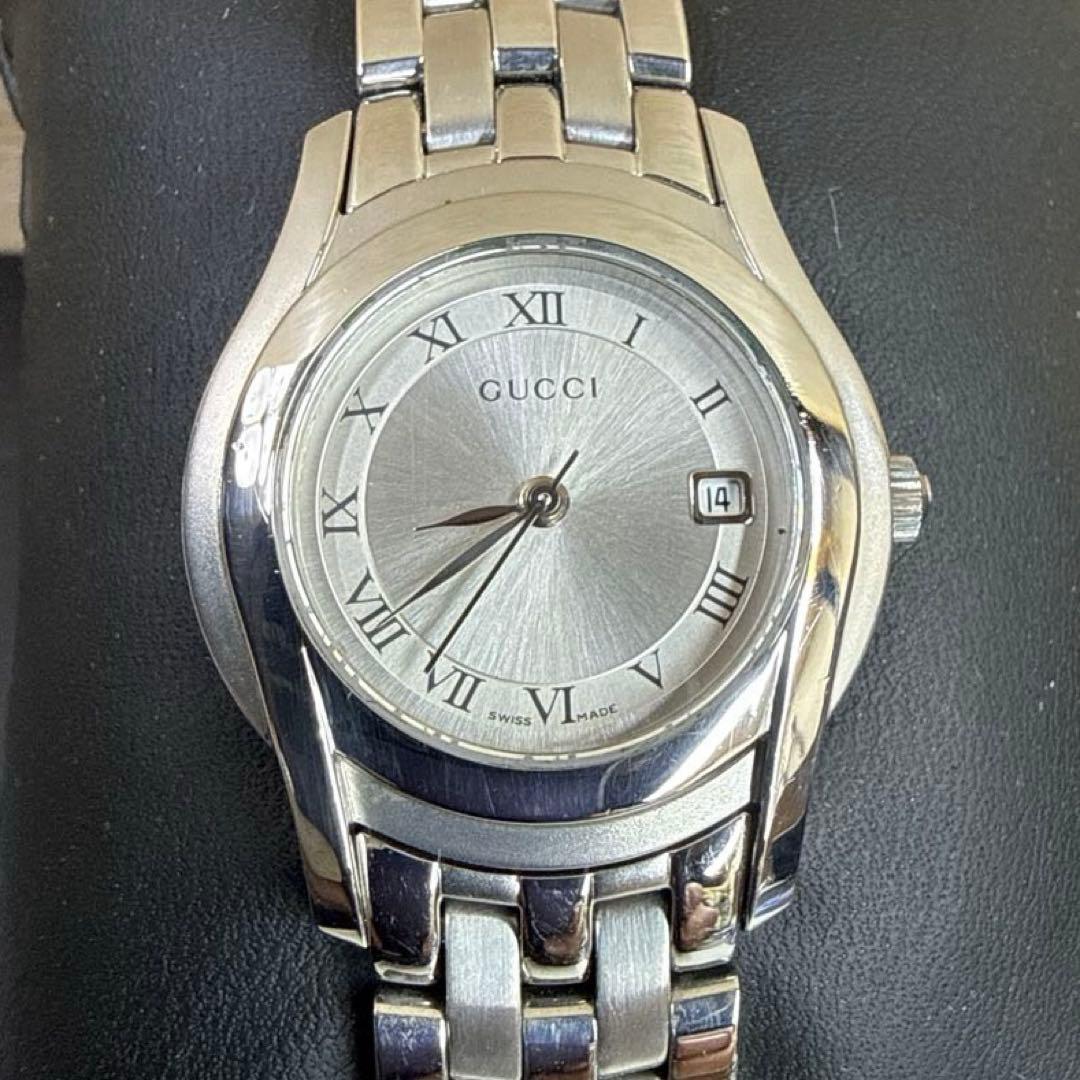 腕時計 GUCCI グッチ 5500L 3針クォーツ デイト レディース